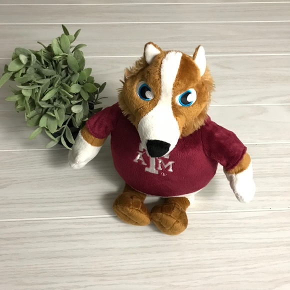 Texas A & M Aggies plush stuffed mascot football zipper converts teddy  football - Picture 4 of 8